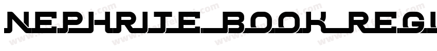 Nephrite Book Regular字体转换